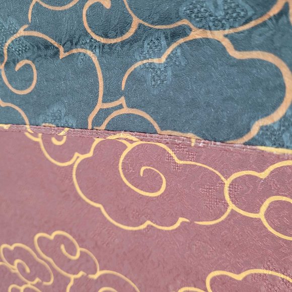 NWT Double Sided Silk Scarf 53"x53" Large Square Shawl Wrap XiangYunShal 34101 - Picture 5 of 15